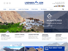 Tablet Screenshot of ladakh-leh.com